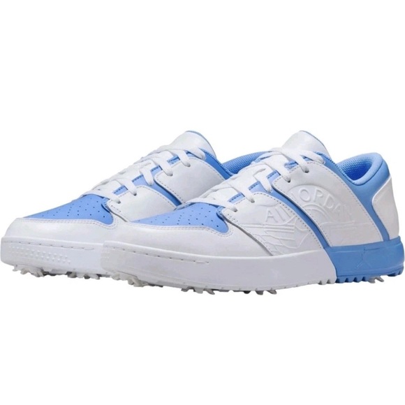Nike Men's Jordan NU Retro 1 Golf 'UNC' University Blue Golf Shoes FZ4153-101 - Picture 6 of 10